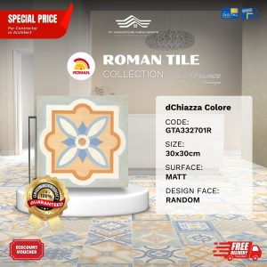 ROMAN VINTAGE MOOD AGTA332701R dChiazza Colore 30×30 [GRADE A]