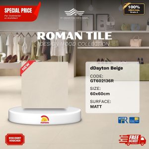 ROMAN DESIGN MOOD AGT602136R dDayton Beige 60×60 [GRADE A]