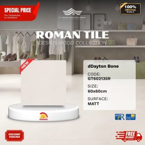 ROMAN DESIGN MOOD AGT602135R dDayton Bone 60×60 [GRADE A]