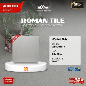 ROMAN DESIGN MOOD AGT605114R dDubai Gris 60×60 [GRADE A]