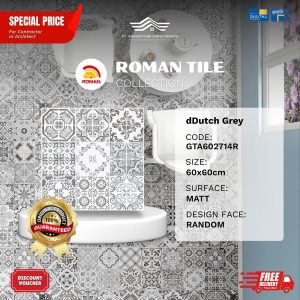 ROMAN VINTAGE MOOD AGTA602714R dDutch Grey 60×60 [GRADE A]