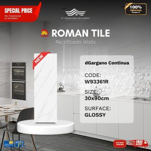 ROMAN RECTIFICADO WALL 1W93361R dGargano Continua 30×90 [GRADE A]