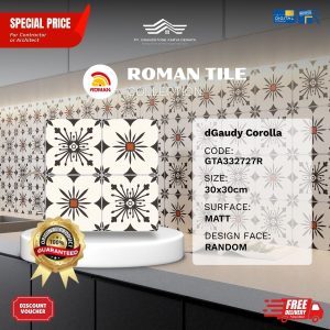 ROMAN VINTAGE MOOD AGTA332727R dGaudy Corolla 30×30 [GRADE A]