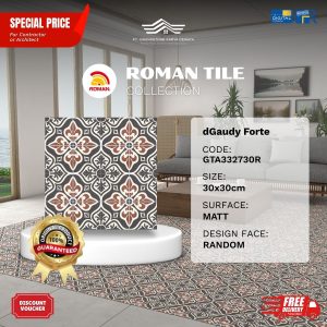 ROMAN VINTAGE MOOD AGTA332730R dGaudy Forte 30×30 [GRADE A]