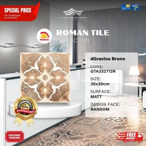 ROMAN VINTAGE MOOD AGTA332712R dGravina Bruno 30×30 [GRADE A]