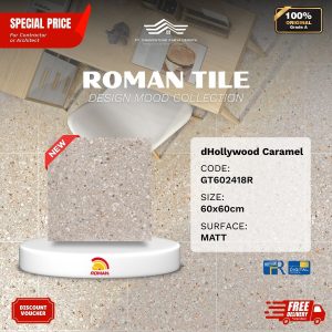 ROMAN DESIGN MOOD AGT602418R dHollywood Caramel 60×60 [GRADE A]