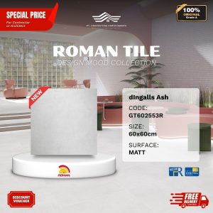 ROMAN DESIGN MOOD AGT602553R dIngalls Ash 60×60 [GRADE A]