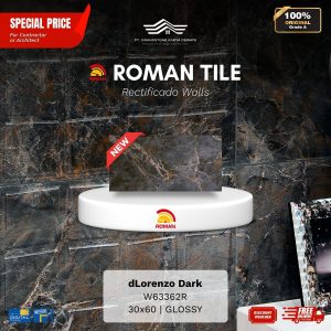 ROMAN RECTIFICADO WALL 1W63362R dLorenzo Dark 30×60 [GRADE A]