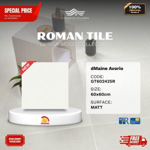 ROMAN DESIGN MOOD AGT602425R dMaine Avorio 60×60 [GRADE A]