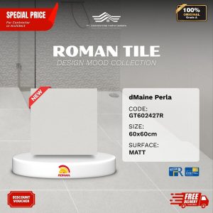 ROMAN DESIGN MOOD AGT602427R dMaine Perla 60×60 [GRADE A]