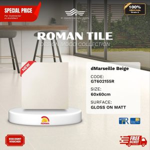 ROMAN DESIGN MOOD AGT602155R dMarseille Beige 60×60 [GRADE A]