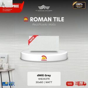 ROMAN RECTIFICADO WALL 1W63437R dMill Grey 30×60 [GRADE A]