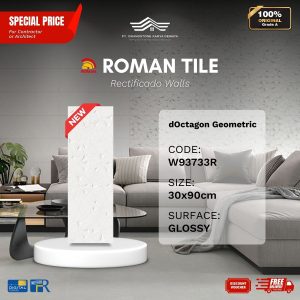 ROMAN RECTIFICADO WALL 1W93733R dOctagon Geometric 30×90 [GRADE A]