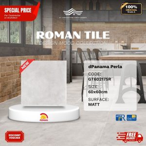 ROMAN DESIGN MOOD AGT602175R dPanama Perla 60×60 [GRADE A]