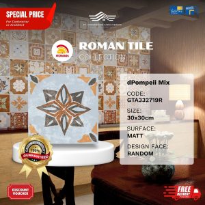ROMAN VINTAGE MOOD AGTA332719R dPompeii Mix 30×30 [GRADE A]