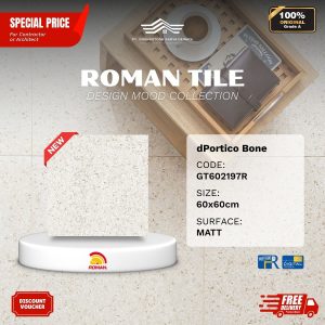 ROMAN DESIGN MOOD AGT602197R dPortico Bone 60×60 [GRADE A]