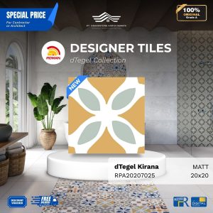 ROMAN DESIGNER TILES ARPA20207025 dTegel Kirana Vintage Design 20×20 [GRADE A]