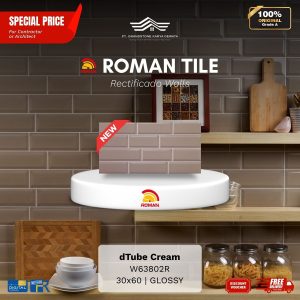 ROMAN RECTIFICADO WALL 1W63802R dTube Cream 30×60 [GRADE A]