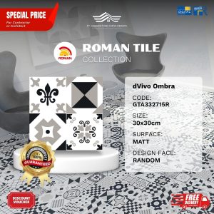 ROMAN VINTAGE MOOD AGTA332715R dVivo Ombra 30×30 [GRADE A]