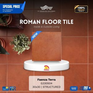 ROMAN FLOOR TILE 1G330504 Faenza Terra 30×30 [GRADE A]