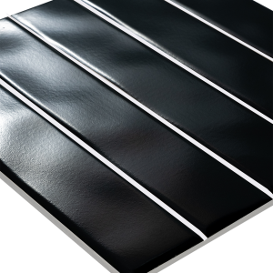 ROMAN PRE CUT PWA33702 Baker Black Subway Look 6×30 [GRADE A]