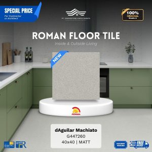 ROMAN FLOOR TILE 1G447260 dAguilar Machiato 40×40 [GRADE A]