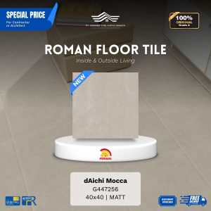 ROMAN FLOOR TILE 1G447256 dAichi Mocca 40×40 [GRADE A]