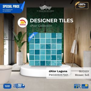 ROMAN PRE CUT 1PW3305057001 dAlor Laguna Mosaic Look 5×5 [GRADE A]