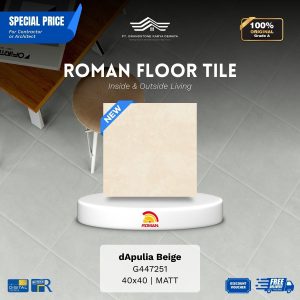 ROMAN FLOOR TILE 1G447251 dApulia Beige 40×40 [GRADE A]