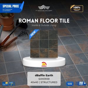 ROMAN FLOOR TILE 1G440559 dBaffin Earth 40×40 [GRADE A]