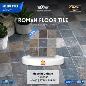 ROMAN FLOOR TILE 1G440560 dBaffin Unique 40×40 [GRADE A]
