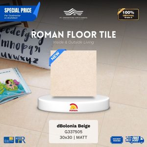 ROMAN FLOOR TILE 1G337505 dBolonia Beige 30×30 [GRADE A]