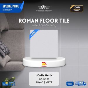 ROMAN FLOOR TILE 1G447441 dColle Perla 40×40 [GRADE A]
