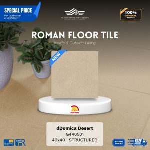 ROMAN FLOOR TILE 1G440501 dDomica Desert 40×40 [GRADE A]