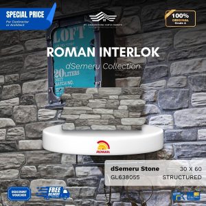 ROMAN INTERLOK 1GL638055 dSemeru Stone 30×60 [GRADE A]